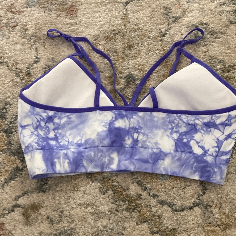 Flirtitude Lavender Tie-Dye Bralette - Picture 2 of 4